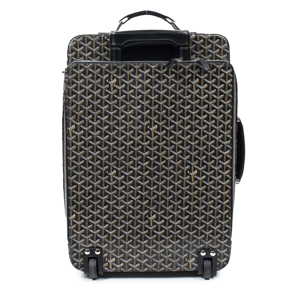Goyard Bags Goyard Vintage Trolley Rolling Suitcase Pm In Black